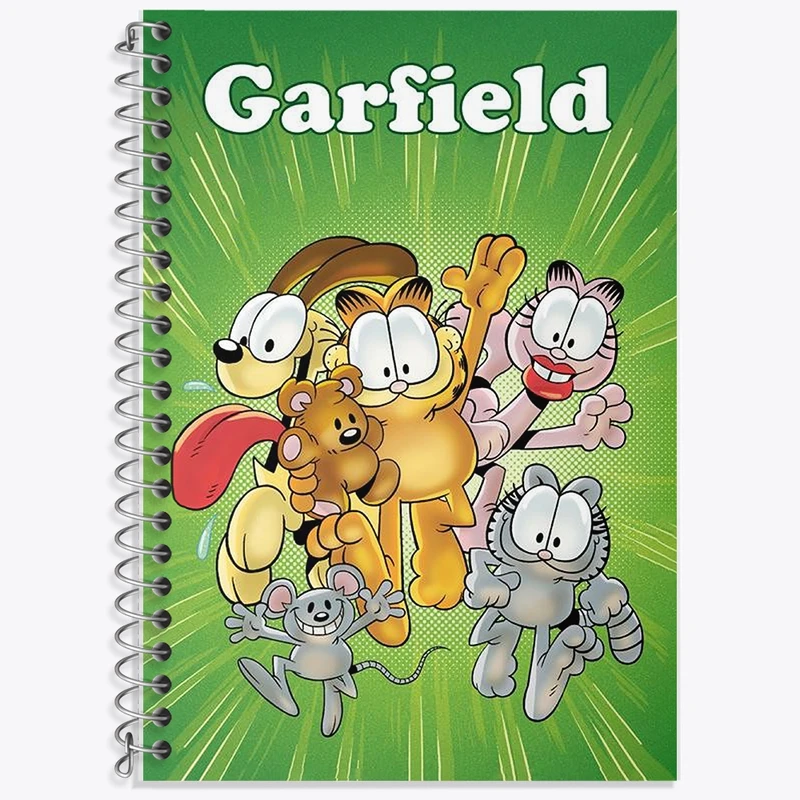 دفتر لغت 50 برگ خندالو طرح گارفیلد کد F2108
