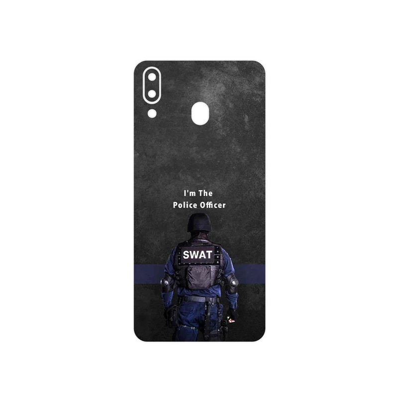 برچسب پوششی ماهوت مدل Police Officer مناسب برای گوشی موبایل سامسونگ Galaxy M20