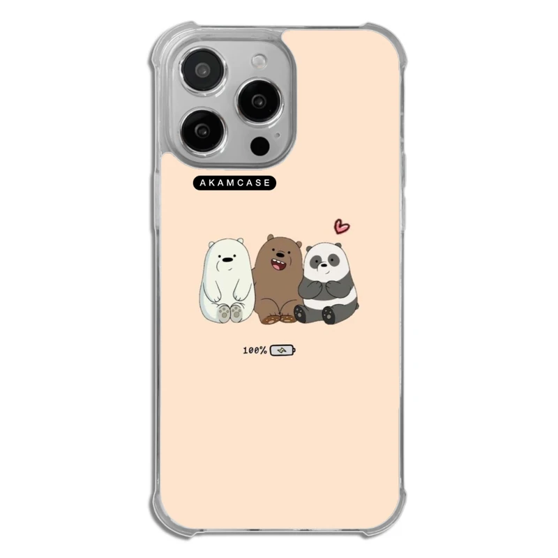 کاور آکام مدل AMCWTA14PROMAX-BARE BEAR13 مناسب برای گوشی موبایل اپل iPhone 14 Pro Max