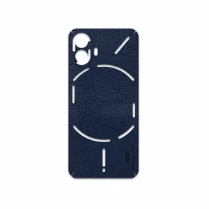 MAHOOT Deep-Blue-Leather Cover Sticker for Nothing Phone 2