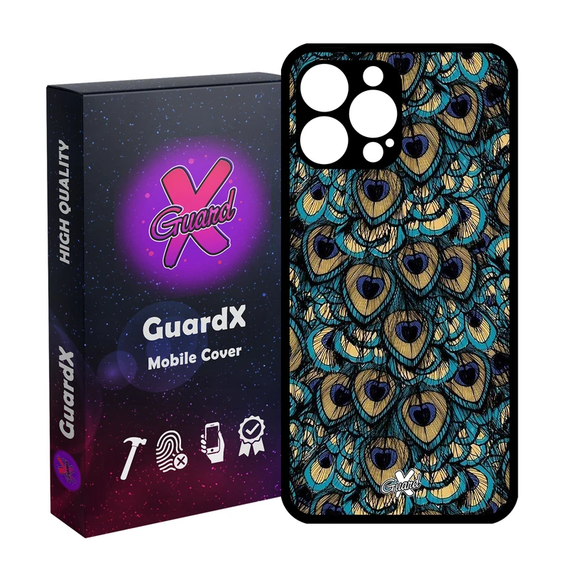 کاور گارد ایکس طرح Peacock مدل Glass10092 مناسب برای گوشی موبایل اپل iPhone 14 Pro Max