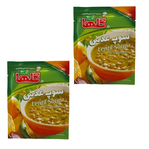 سوپ نیمه آماده عدس گلها - 70 گرم بسته 2 عددی