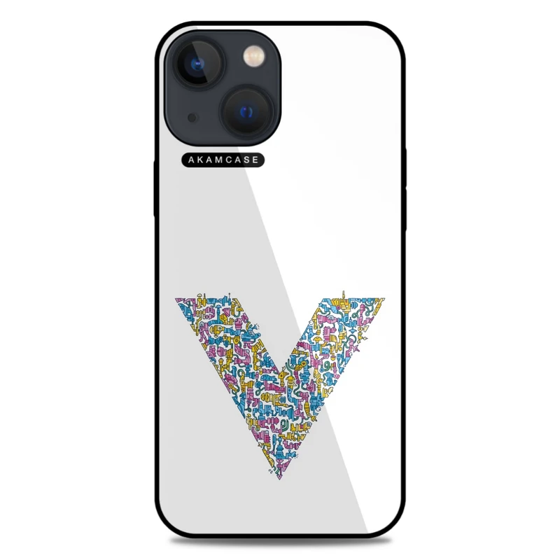 کاور آکام مدل AMC-WA13M-ALPHADOODLEBET-22 مناسب برای گوشی موبایل اپل iPhone 13 Mini