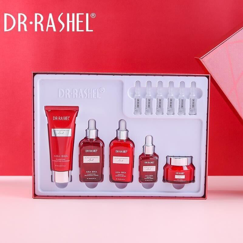 مجموعه مراقبت از پوست دکتر راشل مدل AHA BHA بسته 11 عددی