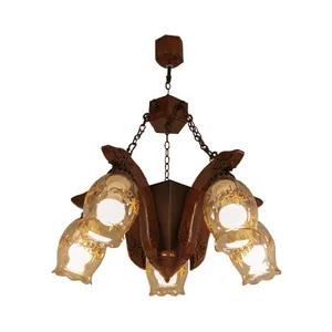 لوستر 5 شعله مدل پوپک کد 247