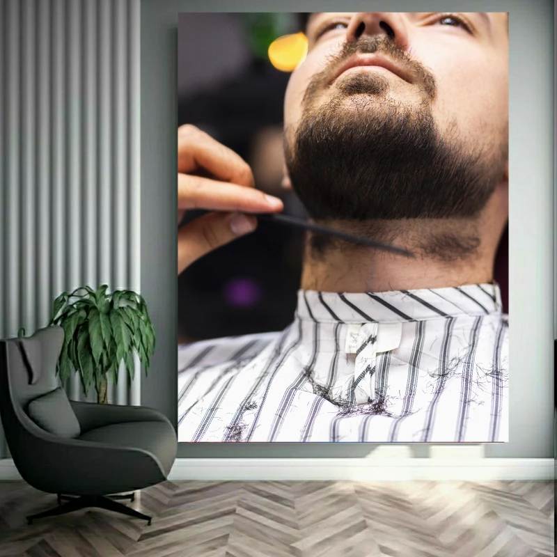 پوستر طرح آرایشگاه زنانه مدل اصلاح صورت کد GR583