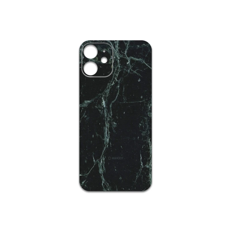 برچسب پوششی ماهوت مدل Graphite-Green-Marble مناسب برای گوشی موبایل اپل iPhone 12 mini