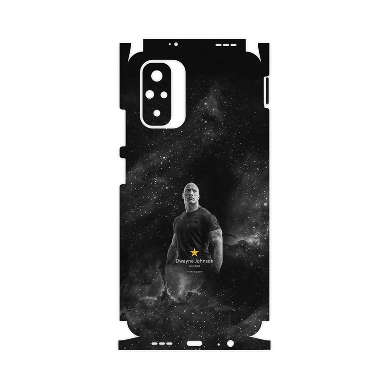 برچسب پوششی ماهوت مدل Dwayne Johnson-FullSkin مناسب برای گوشی موبایل شیائومی Redmi Note 10