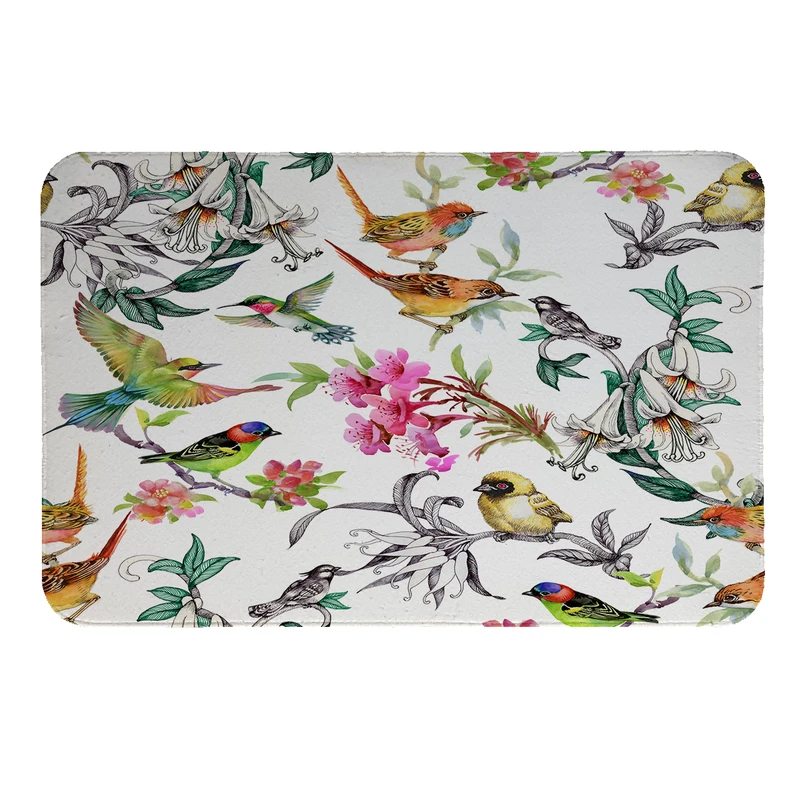  پادری طرح پرندگان کد 5406 سایز 60 × 40 سانتی‌متر