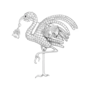 گل سینه طرح  پلیکان کد G1148 تک سایز