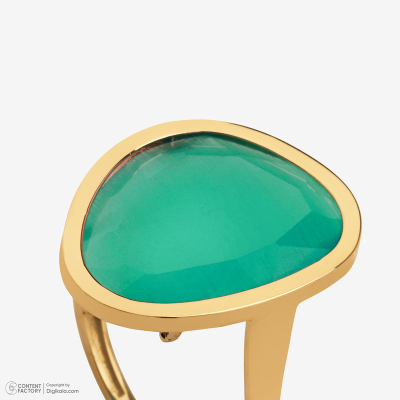 انگشتر طلا 18 عیار زنانه تاج مدل A320 سایز 56