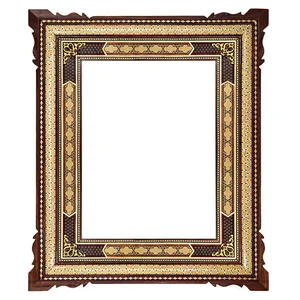 قاب خاتم کاری چوبی کد 3040