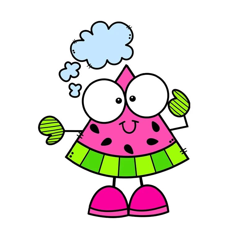 استیکر پارچه و لباس پاد آفرین مدل کارتونی کیوت فانتزی بامزه کد S3358