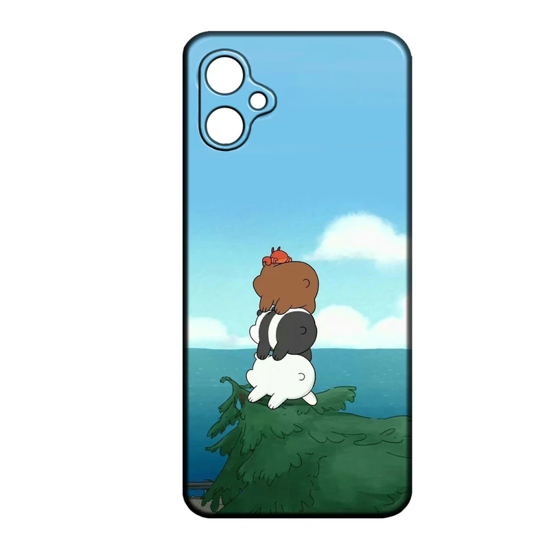 کاور طرح خرس های کله پوک  کد 376 مناسب برای گوشی موبایل سامسونگ Galaxy A06
