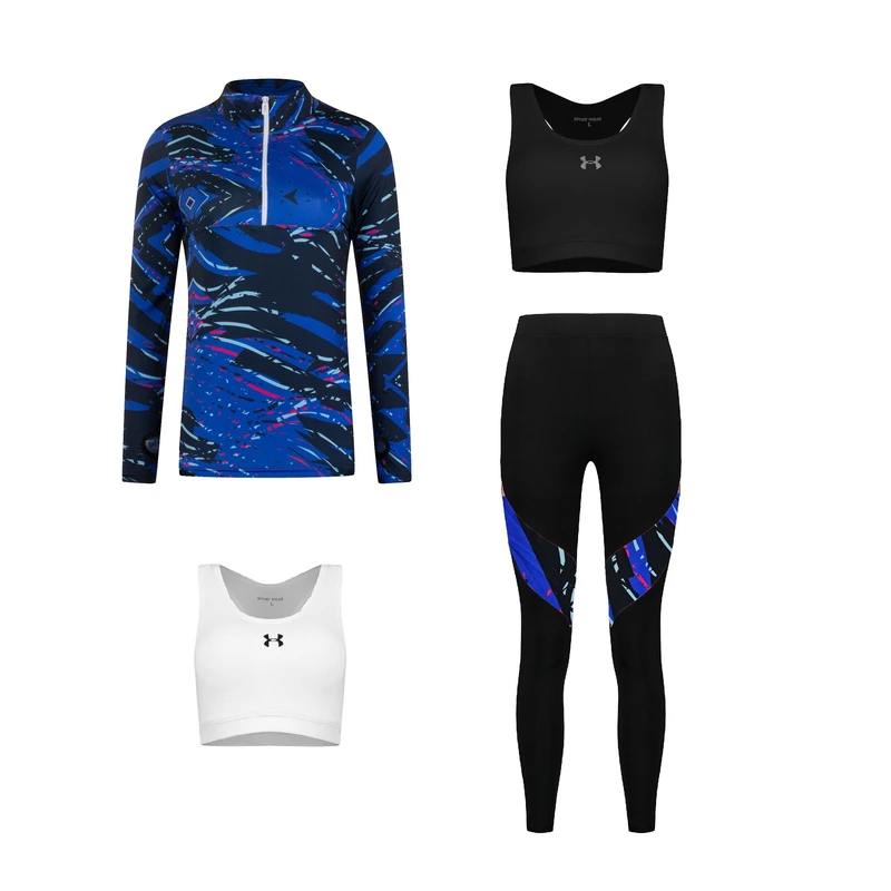 ست چهار تکه لباس ورزشی زنانه مدل 1401-1801-276-1801