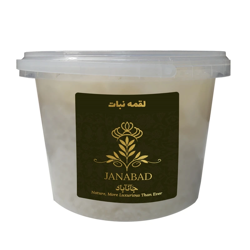 لقمه نبات سنتی یزد ممتاز جانآباد مدل ساده - 1300 گرم