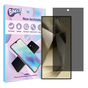 Bingo Tough model privacy screen protector suitable for Samsung Galaxy S24 Ultra mobile phone