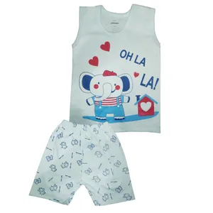 ست تاپ و شلوارک بچگانه تروسکان مدل olala