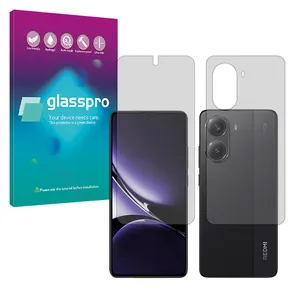 Glass Pro Hydrogel model Transparent Screen Protector for Xiaomi Redmi Turbo 4 mobile phone along with the back protector