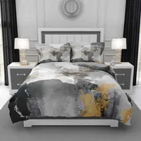 سرویس روتختی طرح ماربل مدل DF145 دو نفره 6 تکه