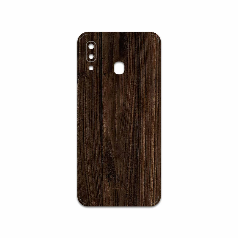 برچسب پوششی ماهوت مدل Dark Walnut Wood مناسب برای گوشی موبایل سامسونگ Galaxy A30