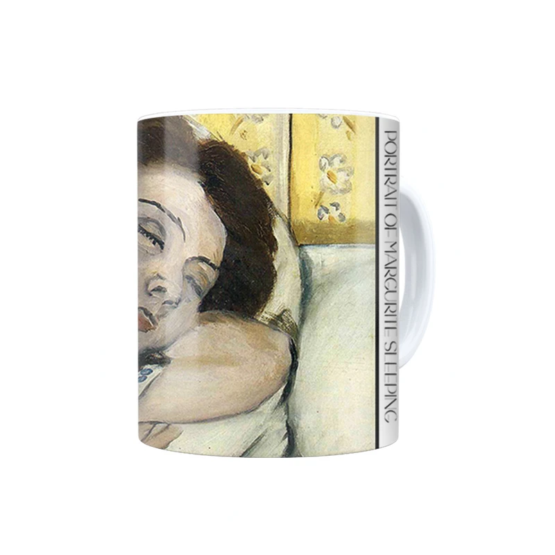 ماگ ترمه طراحان ایده مدل پرتره مارگریت خوابیده از ماتیس کد art0642