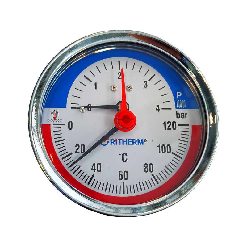 گیج دما و فشار ریترم مدل P100 گیج دما و فشار ریترم مدل P100