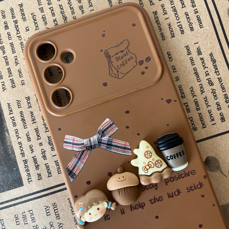 کاور مدل عروسکی برجسته طرح فانتزی مناسب برای گوشی موبایل سامسونگ Galaxy A24