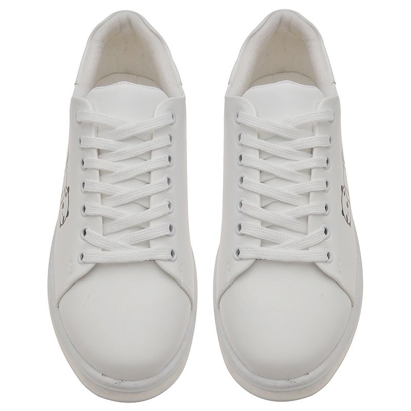 کفش روزمره زنانه مدل   359001901  اسپرت طرح پاندا رنگ سفید -  - 2