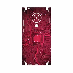 MAHOOT Red-Printed-Circuit-Board-FullSkin Cover Sticker for Nokia 5.3