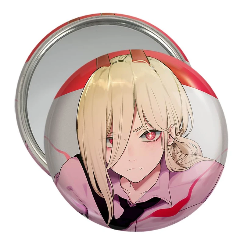 آینه جیبی خندالو مدل پاور انیمه مرد اره ای کد 23224