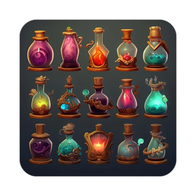 زیر لیوانی کاکتی طرح هری پاتر Harry Potter مدل mp44471