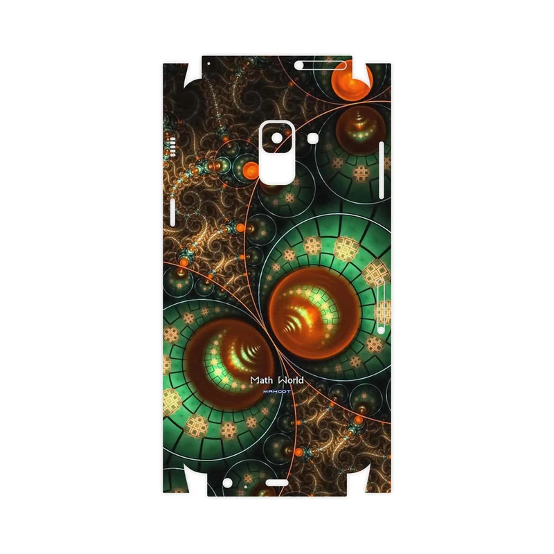 برچسب پوششی ماهوت مدل Mathematical Geometric Shape 3-FullSkin مناسب برای گوشی موبایل سامسونگ Galaxy A8 2018