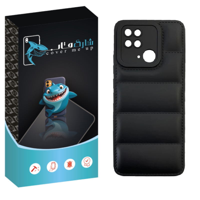 کاور شارک قاب مدل پافری مناسب برای گوشی موبایل شیائومی Redmi 10C / Poco C40