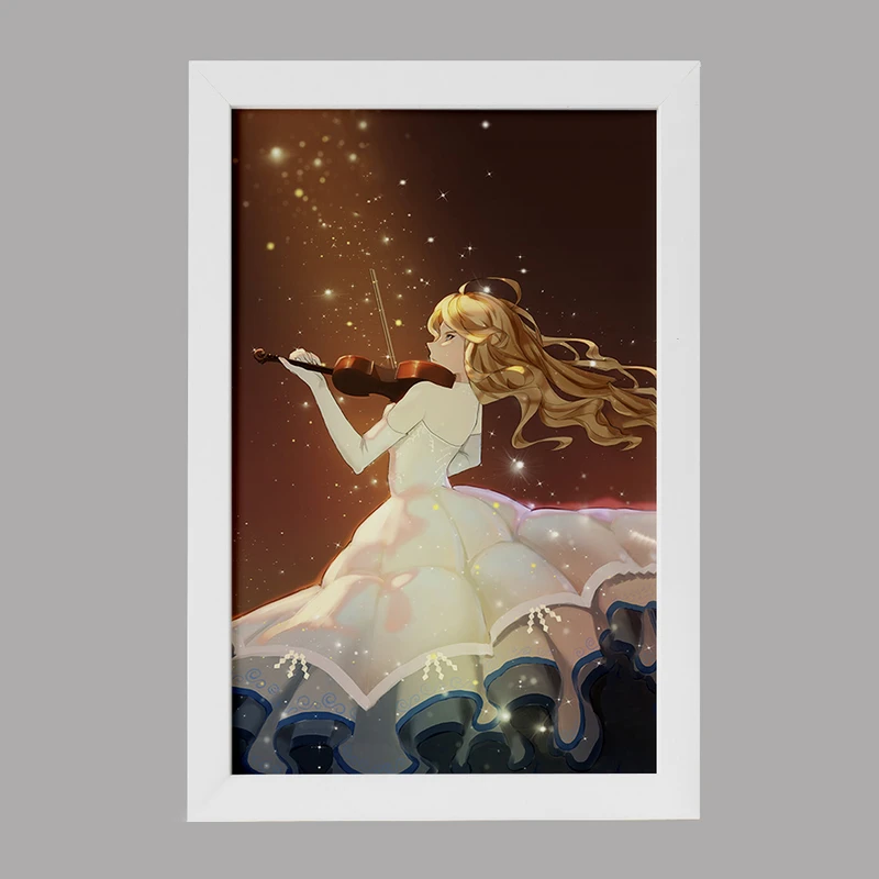 تابلو خندالو مدل کائوری انیمه دروغ تو در آوریل کد 32453