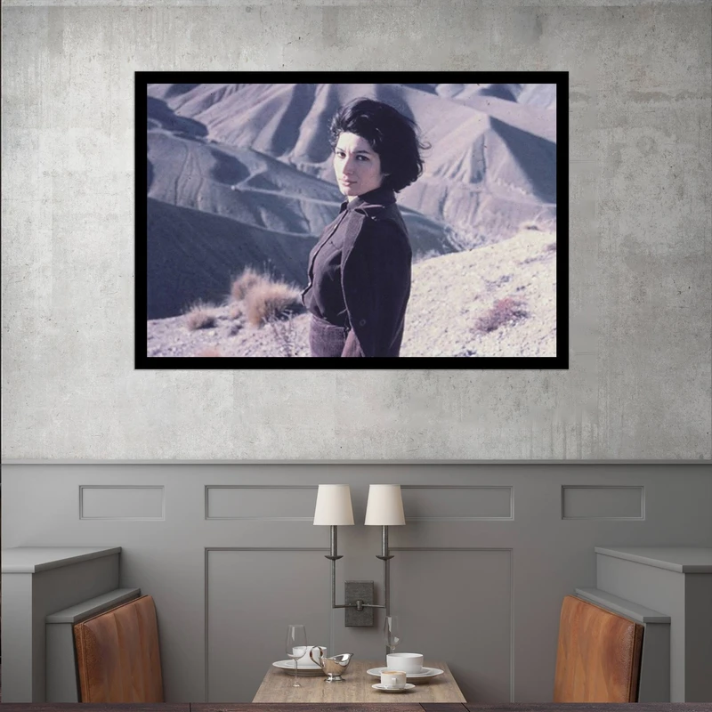 تابلو بکلیت طرح مشاهیر ادبی ایران فروغ فرخزاد مدل قاب شاسی B-s9839