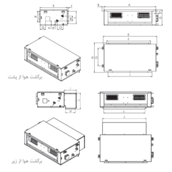 فن کویل شرکت تهویه مدل AR-16