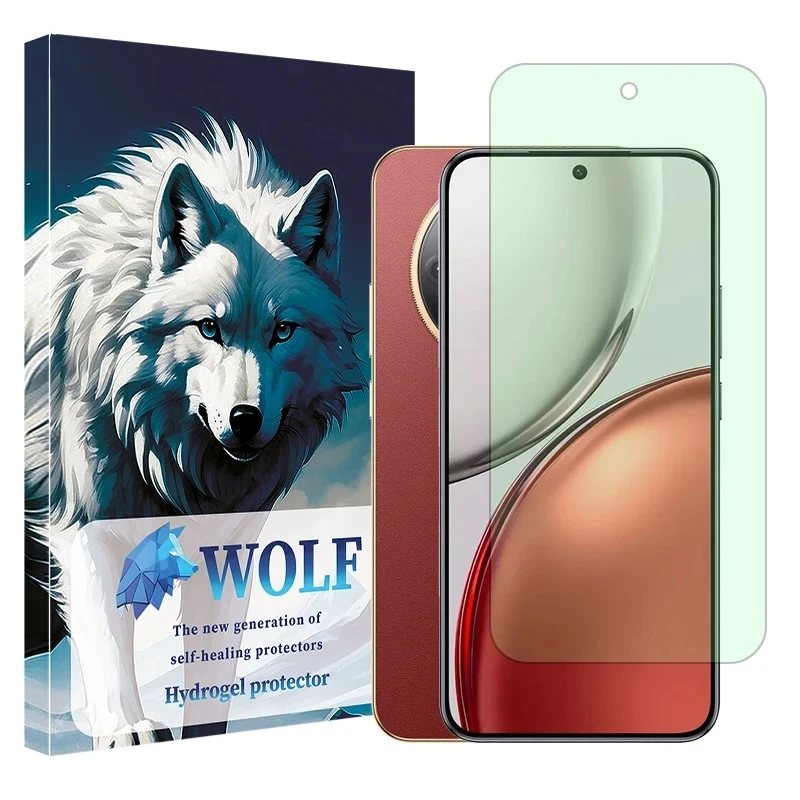 محافظ صفحه نمایش آنتی گرین ولف مدل هیدروژلی مناسب برای گوشی موبایل آنر X9d