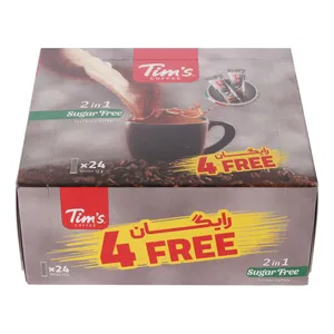 کافی میکس بدون قند تیمز - 12 گرم مجموعه 24 عددی