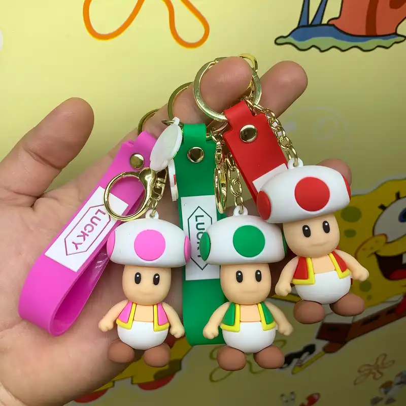 جاکلیدی مدل سیلیکونی طرح قارچ خور ماریو