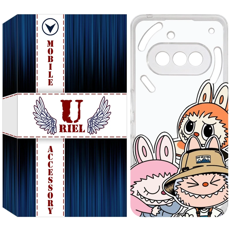 کاور یوریل مدل Clear کد 145 طرح لبوبو مناسب برای گوشی موبایل ناتینگ فون Nothing Phone 3a