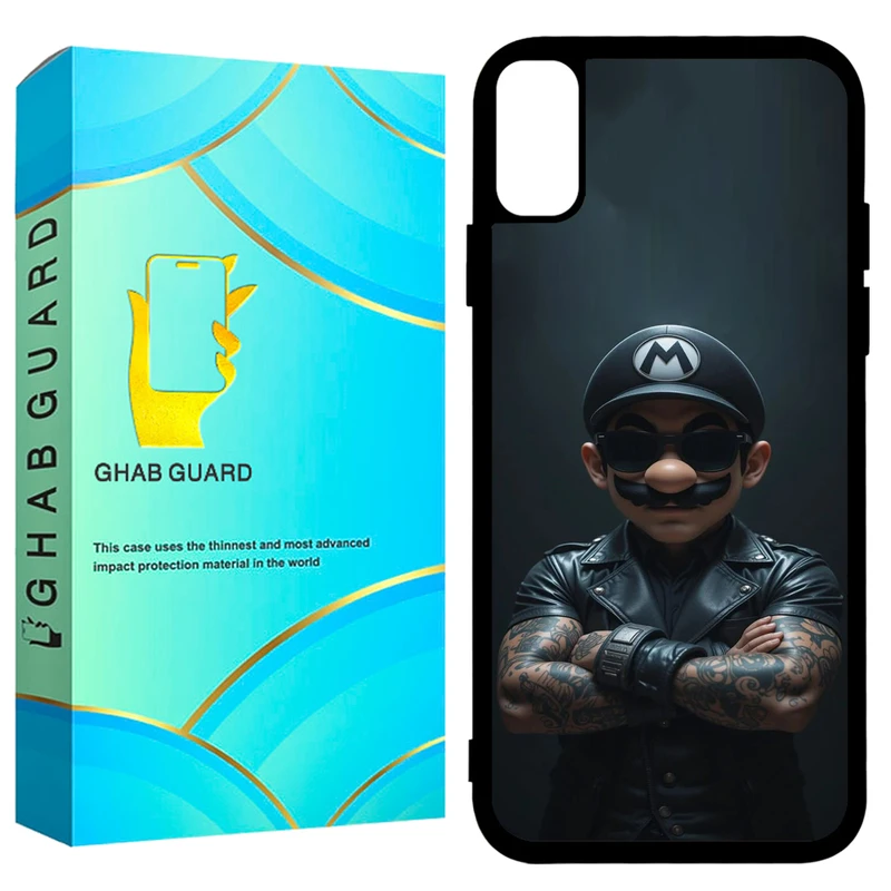 کاور قاب گارد طرح ماریو مدل GCHPX مناسب برای گوشی موبایل اپل iPhone X / XS