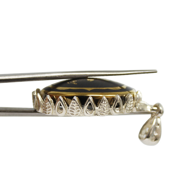 آویز گردنبند نقره زنانه مدل حدید بهمن کد 701510 آویز گردنبند نقره زنانه مدل حدید بهمن کد 701510