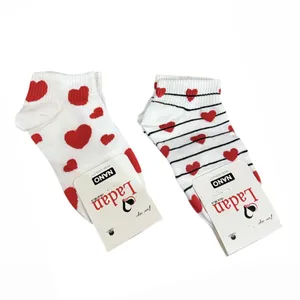 جوراب ساق کوتاه زنانه مدل قلب