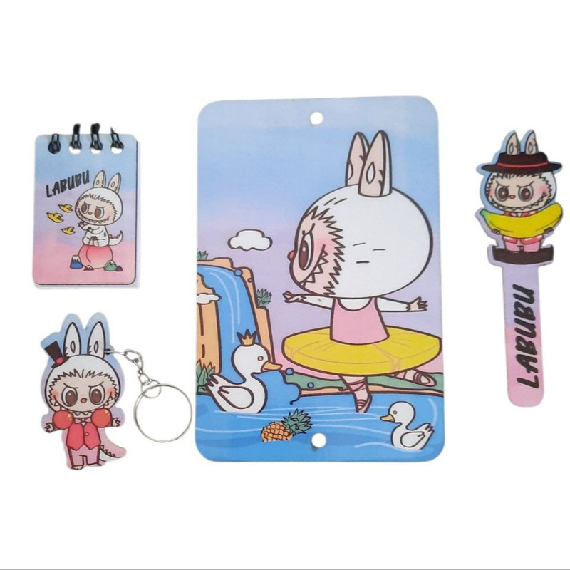 بسته لوازم تحریر مدل لبوبو و تابستان کد mn12 بسته 4عددی