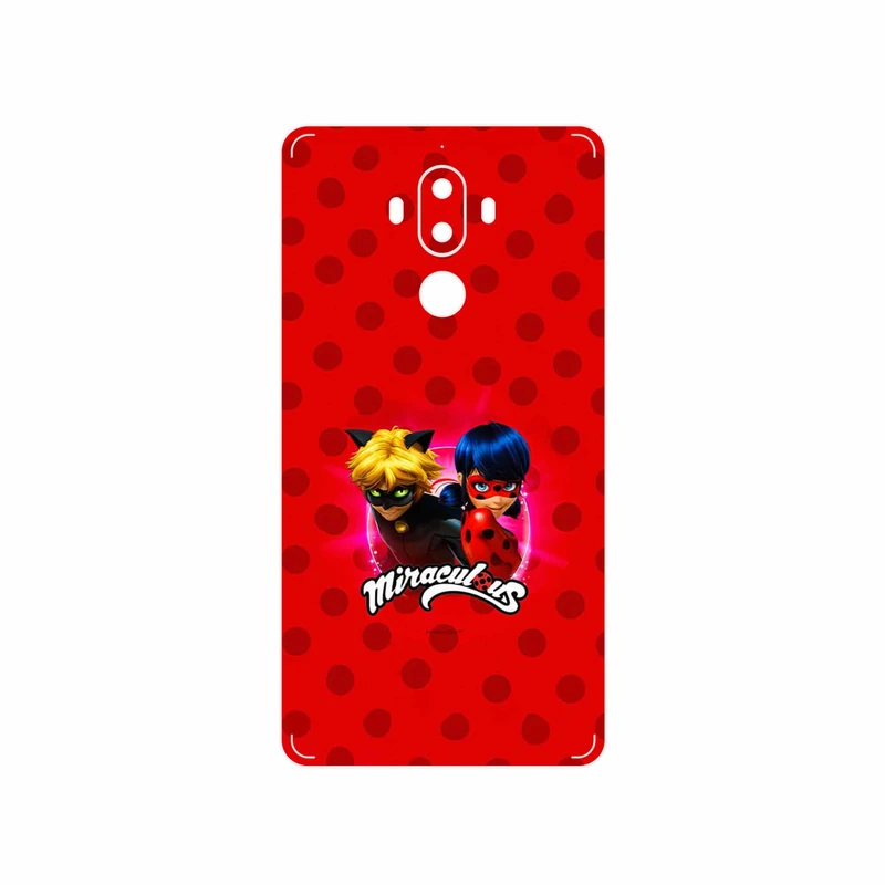 برچسب پوششی ماهوت مدل Ladybug and Cat Noir مناسب برای گوشی موبایل هوآوی Mate 9