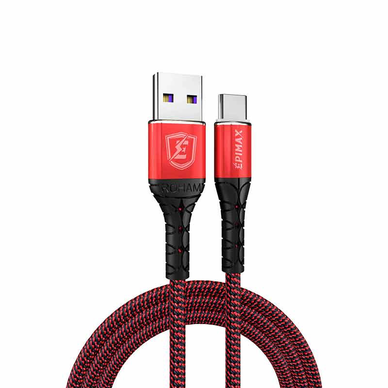 کابل تبدیل USB به USB-C اپیمکس مدل EC - 08 طول 1.2 متر