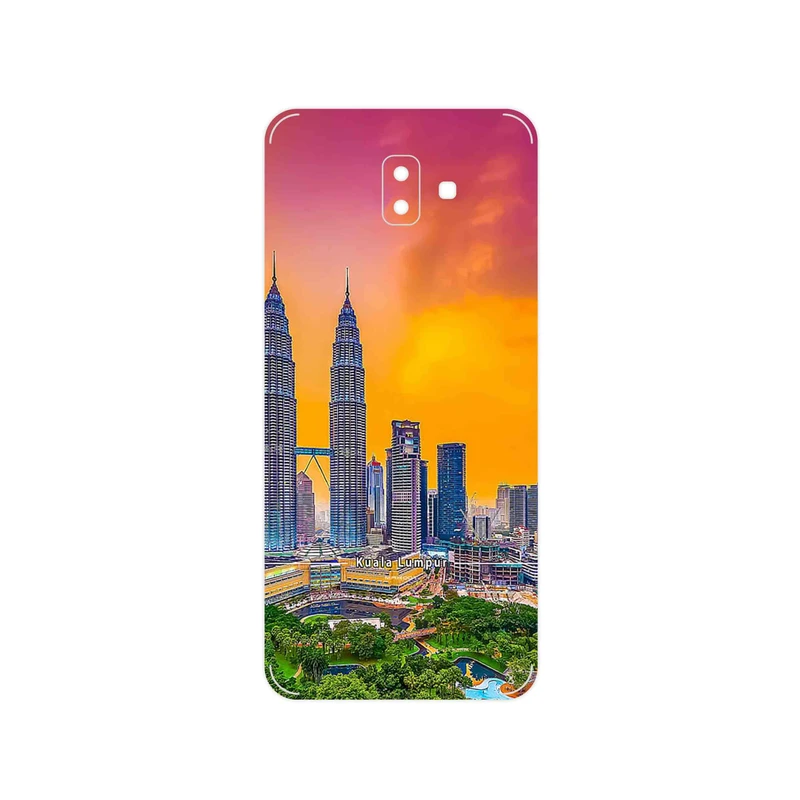 برچسب پوششی ماهوت مدل City of Kuala Lumpur مناسب برای گوشی موبایل سامسونگ Galaxy J6 Plus