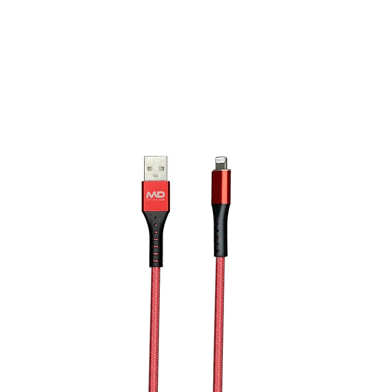 کابل تبدیل USB به لایتنینگ ام دی مدل M01 طول 0.3 متر