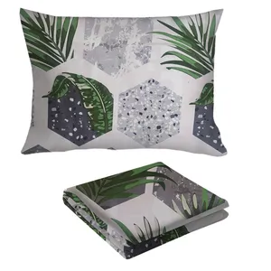 سرویس ملحفه سندس مدل هاوایی کد F910 یکنفره 2 تکه